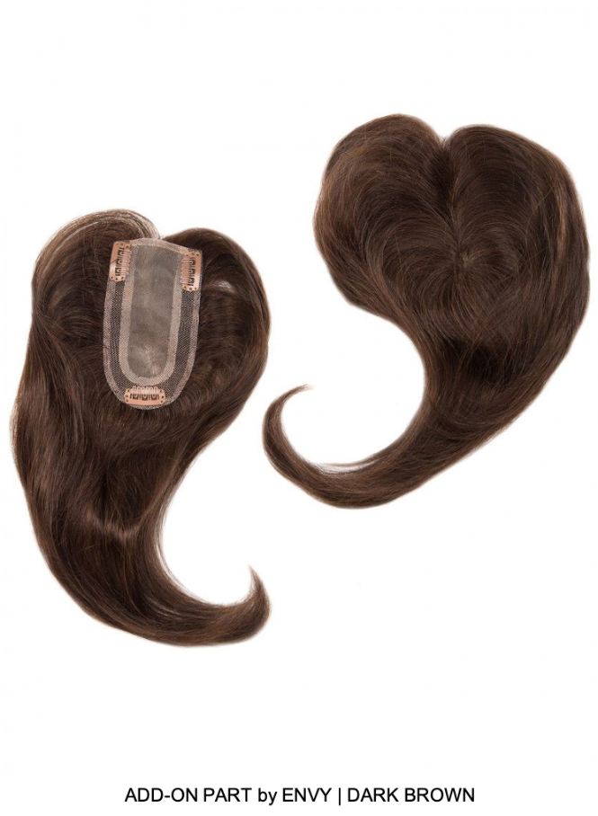 Add-On Part Human Hair / HF Synthetic Blend Topper