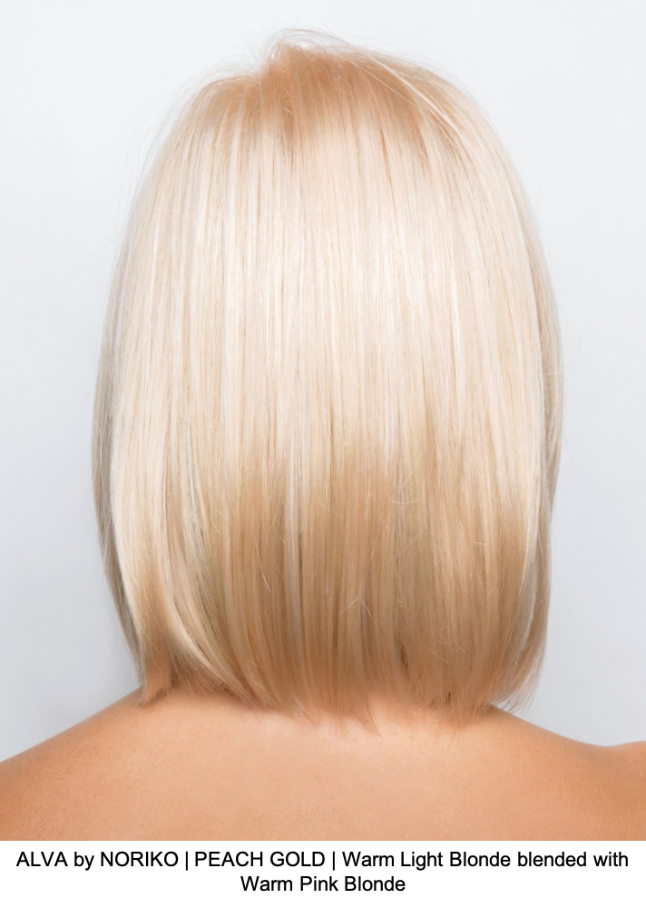 ALVA by NORIKO | PEACH GOLD | Warm Light Blonde blended with Warm Pink Blonde