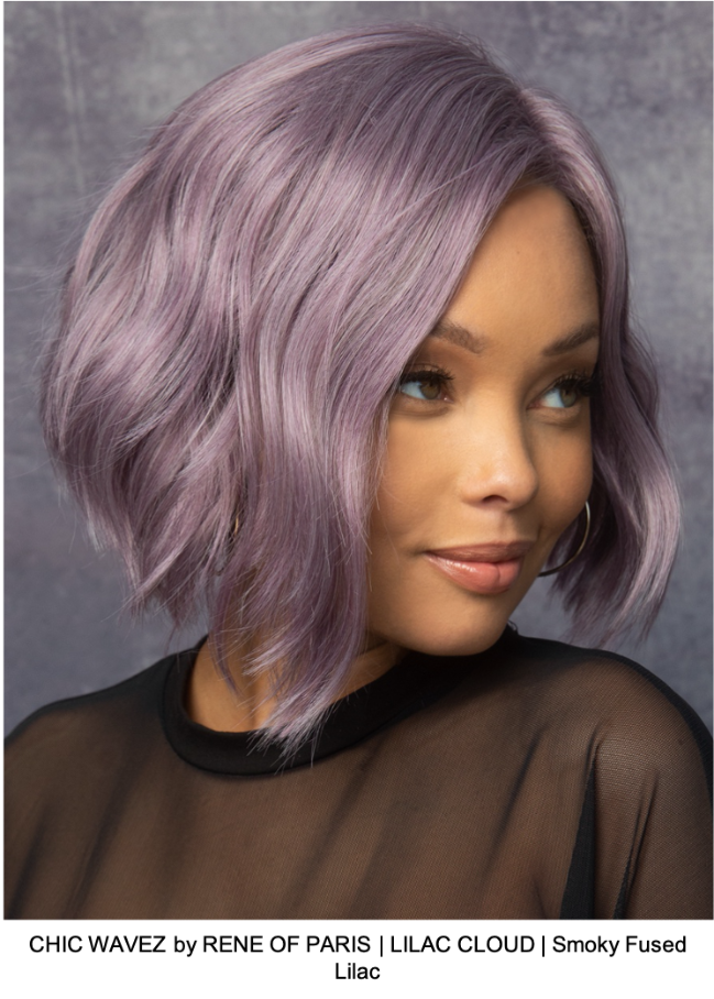 CHIC WAVEZ by RENE OF PARIS | LILAC CLOUD | Smoky Fused Lilac