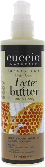 Ultra Sheer Milk & Honey Ultra Lyte Body Butter, 8 floz