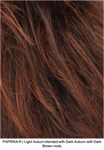 PAPRIKA R | Light Auburn blended with Dark Auburn with Dark Brown roots