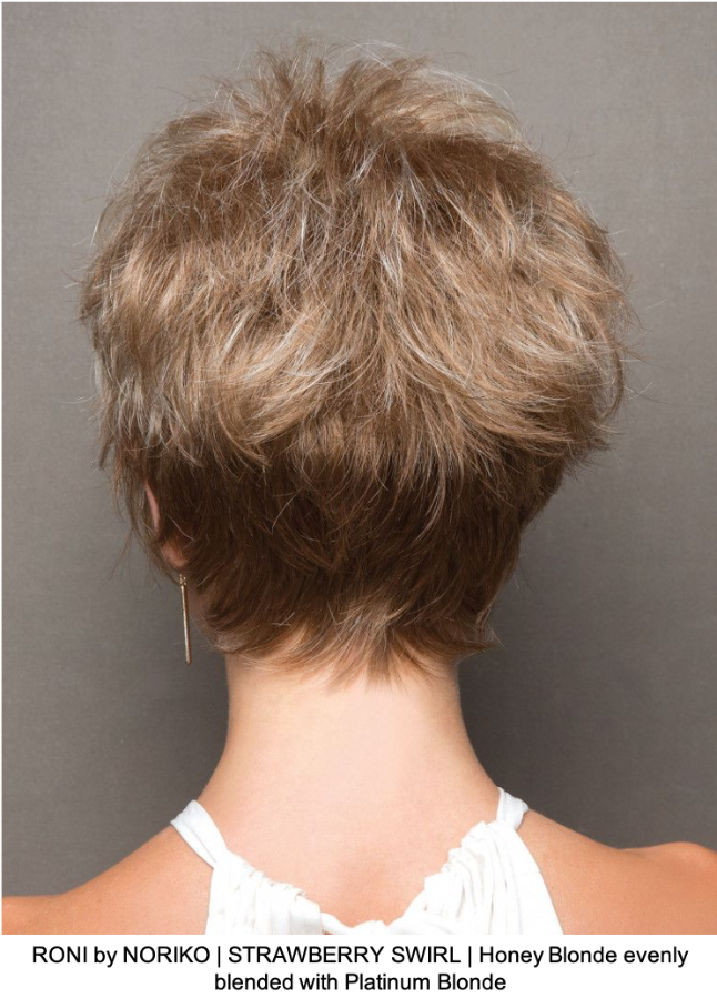 RONI by NORIKO | STRAWBERRY SWIRL | Honey Blonde evenly blended with Platinum Blonde
