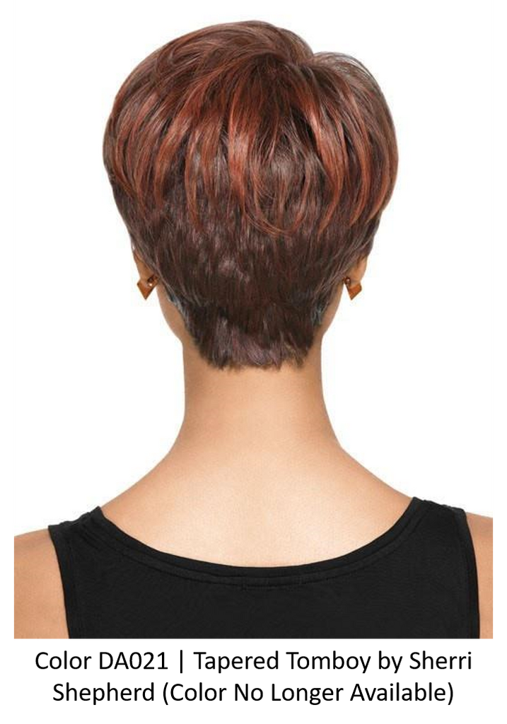 Tapered short hair wigs hotsell
