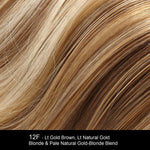 12F PECAN PRALINE | Light Gold Brown, Light Natural Gold Blonde and Pale Natural Gold-Blonde Blend