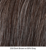 250 DARK BROWN WITH 50% GRAY