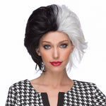 Wicked Black/White Costume Synthetic Wig