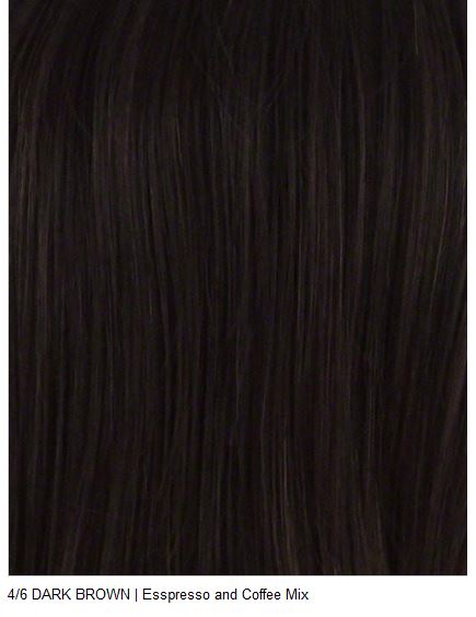Paula Human Hair/Synthetic Hair Blend Lace Front Wig (Mono Top)