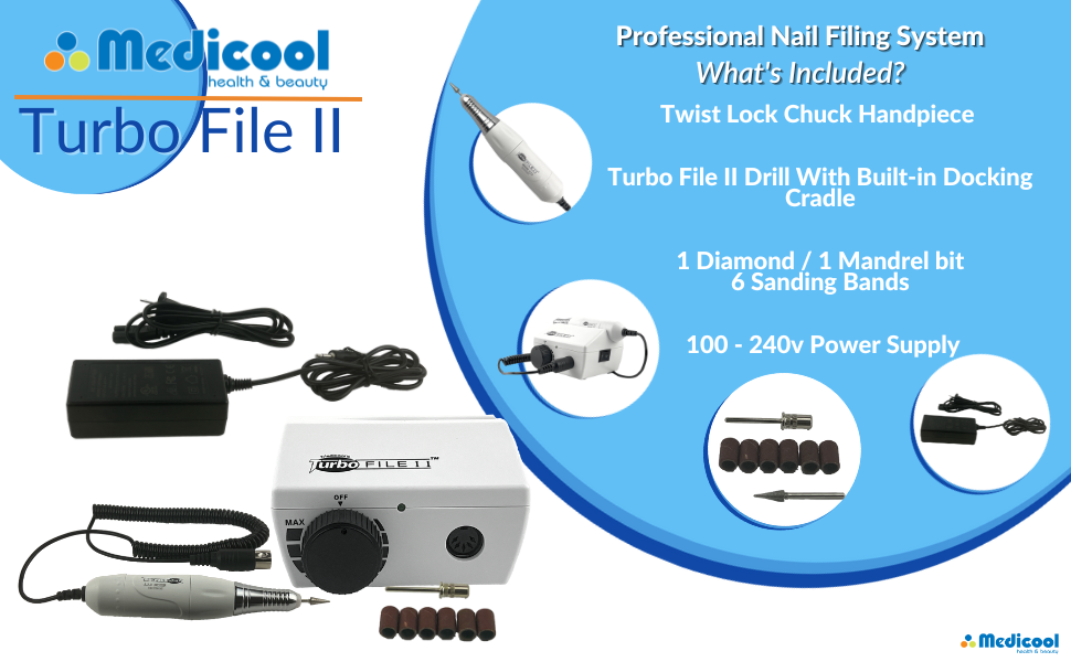 Turbo File II Professional Electric Filing System