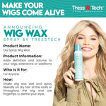 Tressallure TressTech Dry Spray Wig Wax 4.3 Fl Oz Volumizer