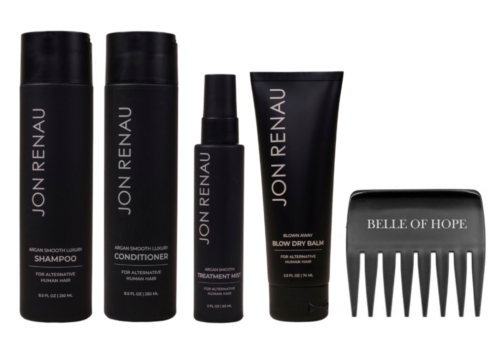 Jon Renau Argan Smooth Human Hair 5PC Kit