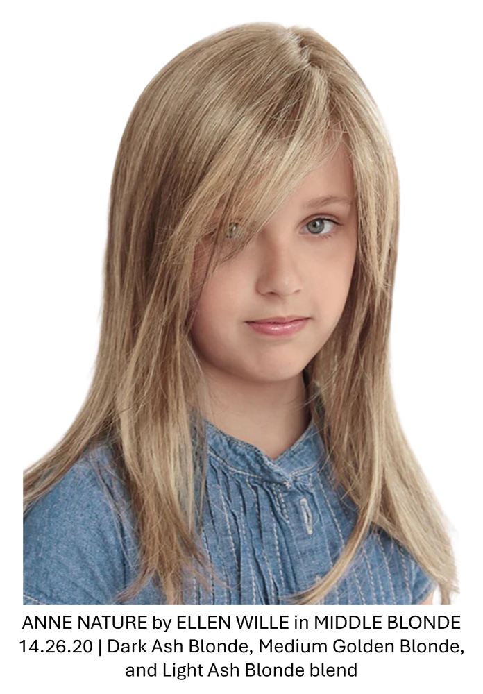 Anne Nature Lace Front Remy Human Hair Wig (Hand-Tied)