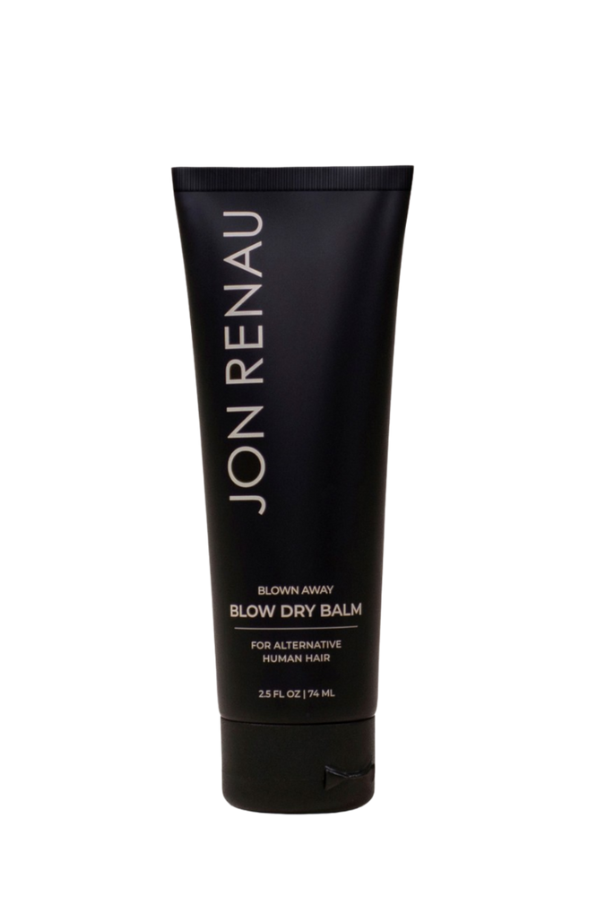 Jon Renau BLOWN AWAY Blow Dry Balm 2.5 oz for human hair wigs, extensions and units