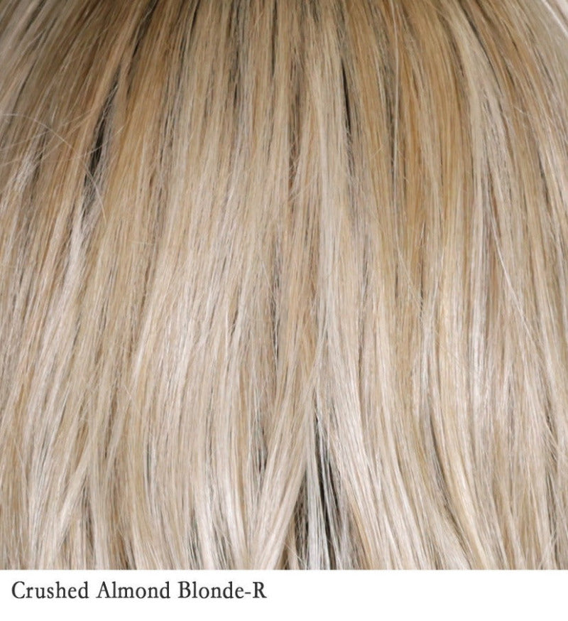 CRUSHED ALMOND BLONDE ROOTED
