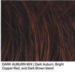 DARK AUBURN MIX | Dark Auburn, Bright Copper Red, and Dark Brown blend 