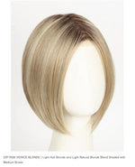 22F16S8 VENICE BLONDE | Light Ash Blonde and Light Natural Blonde Blend Shaded with Medium Brow jon renau heat friendly fiber
