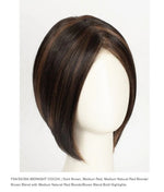 FS4/33/30A MIDNIGHT COCOA | Dark Brown, Medium Red, Medium Natural Red Blonde/Brown Blend with Medium Natural Red Blonde/Brown Blend Bold Highlights JON RENAU