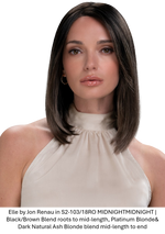 ELLE SYNTHETIC LACE FRONT WIG JON RENAU S2-103/18RO MIDNIGHT