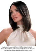ELLE SYNTHETIC LACE FRONT WIG JON RENAU S2-103/18RO MIDNIGHT