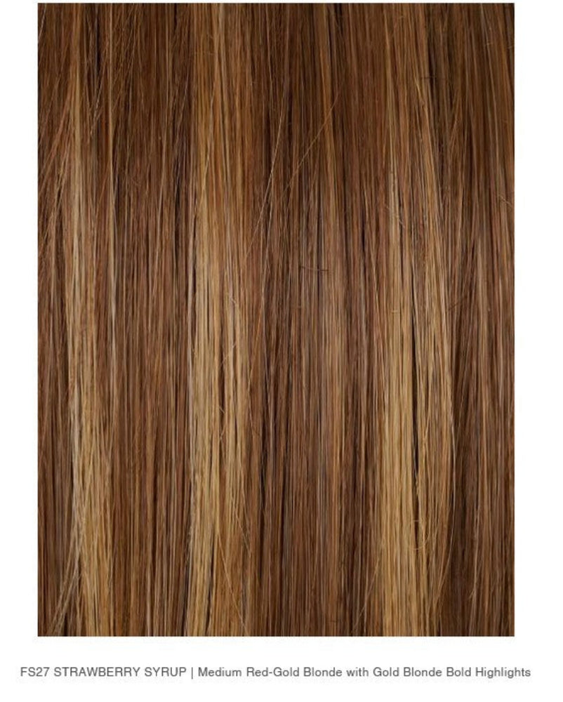 FS27 STRAWBERRY SYRUP | Medium Red-Gold Blonde with Gold Blonde Bold Highlights JON RENAU HEAT FRIENDLY COLPOR
