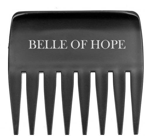 Wide Tooth Comb for heat friendly synthetic wigs