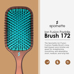 Spornette Ion Fusion Paddle Hair Brush