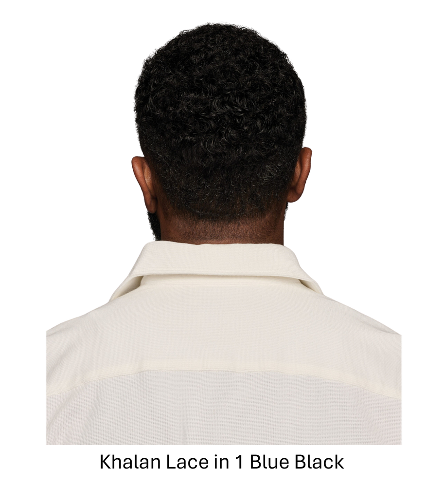 Khalan Lace Front Top of Head | Men's Hair Replacement System