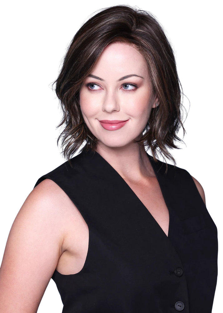 Newport Beach HEAT FRIENDLY SYNTHETIC LACE FRONT LACE PART AVERAGE CAP WIG BELLE TRESS