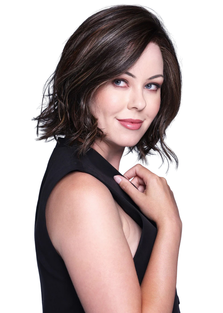 Newport Beach HEAT FRIENDLY SYNTHETIC LACE FRONT LACE PART AVERAGE CAP WIG BELLE TRESS