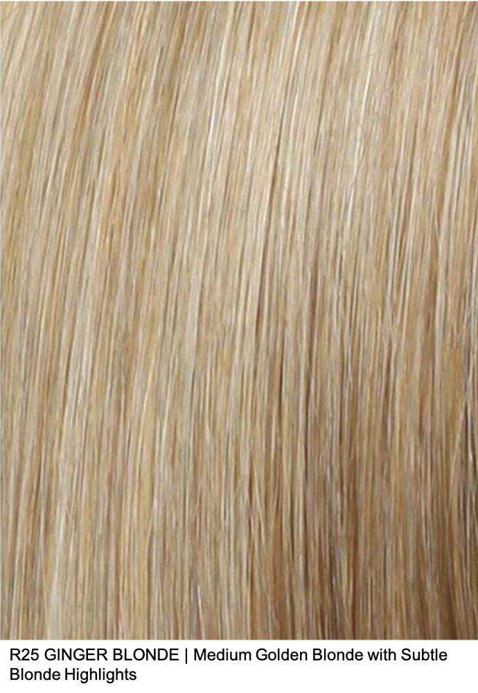 R25 GINGER BLONDE | Medium Golden Blonde with Subtle Blonde Highlights 