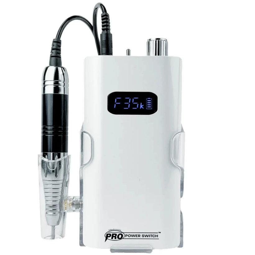 Pro Power Switch Portable File - Red, Black & White