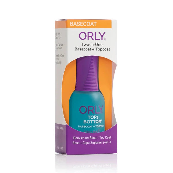 Top 2 Bottom Basecoat & Topcoat 0.6floz by Orly