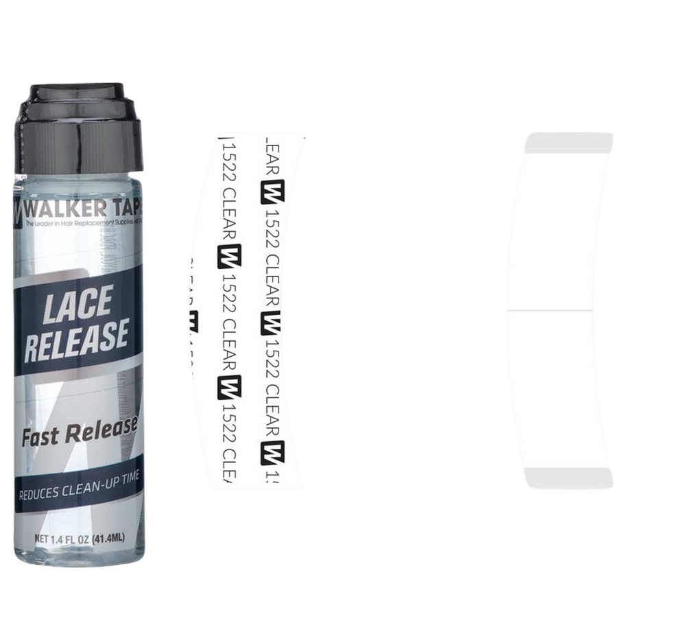 Walker Tape Kit: 1522 (C Contour) and Lace Release 1.4 fl oz Bottle