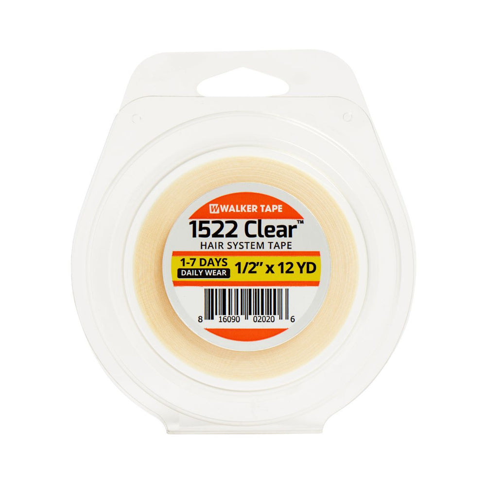 1522 Clear Double Sided Tape Short Hold by Walker 1/2" x 12 yard roll