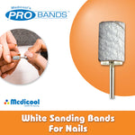 Pro Bits® White Sanding Bands for Nails