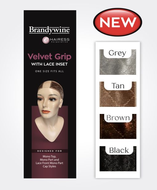 Velvet Hair Grip with Lace