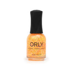 Hi, Bye - Nail Lacquer is a vibrant neon orange and yellow blend that evokes the warmth of a golden sunset. Its lively hue captures the essence of a sunlit horizon.