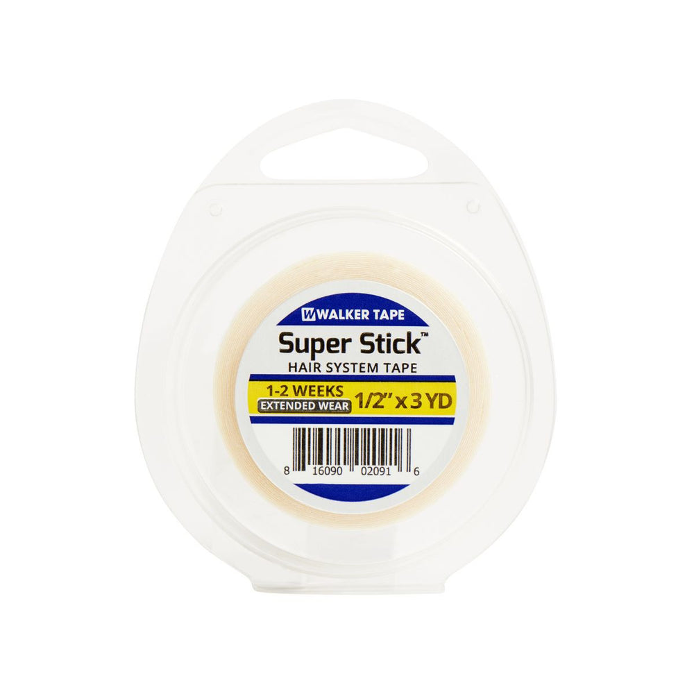 super stick double sided daily wear tape roll 1/2 inch x 3 yard