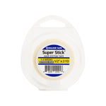super stick double sided daily wear tape roll 1/2 inch x 3 yard