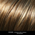 10H24B - Lt Brown w/ 20% Lt Natural Blonde Blend