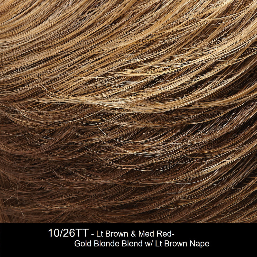 10/26TT - Lt Brown & Med Red-Gold Blonde Blend w/ Lt Brown Nape