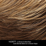 10/26TT FORTUNE COOKIE | Light Brown and Medium Red-Gold Blonde Blend with Light Brown Nape