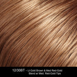 12/30BT | Lt Gold Brown & Med Red-Gold Blend w/ Med Red-Gold Tips