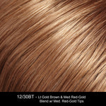 12/30BT ROOTBEER FLOAT | Light Gold Brown and Medium Red-Gold Blend with Medium Red-Gold Tips