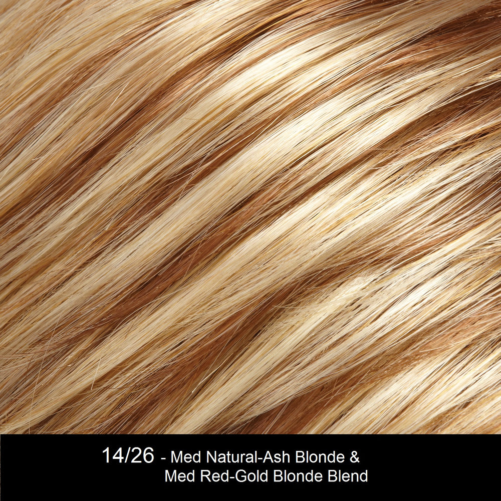 14/26 - Med Natural-Ash Blonde & Med Red-Gold Blonde Blend