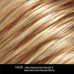 14/26 | Medium Natural-Ash Blonde and Medium Red-Gold Blonde Blend