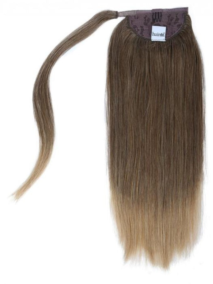 16” HUMAN HAIR PONY BY HAIRDO | R10 CHESTNUT | Rich Medium Brown with subtle Golden Brown Highlights throughout