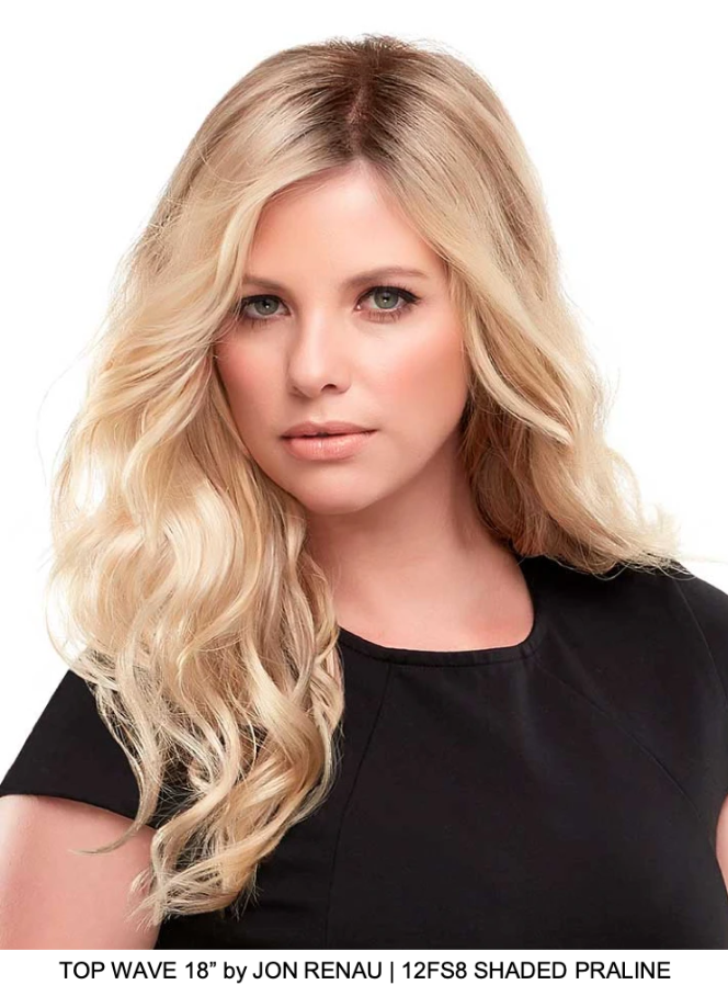 Top Wave 18" Synthetic Hair Topper (Full Mono)