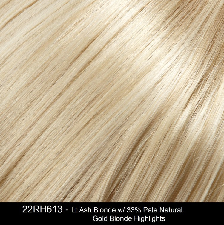 22RH613 | Light Ash Blonde with 33% Pale Natural Gold Blonde Highlights