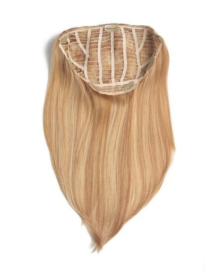 22” STRAIGHT EXTENSION BY HAIRDO | R14/88H GOLDEN WHEAT | Dark Blonde Evenly Blended with Pale Blonde Highlights