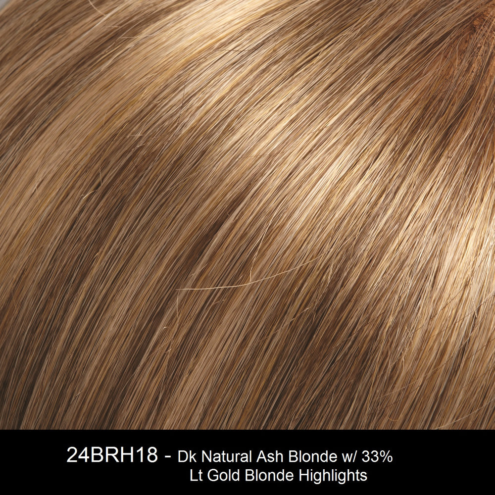 24BRH18 | Dark Natural Ash Blonde w/33% Light Golden Blonde Highlights